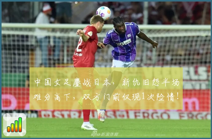 中国女足鏖战日本，新仇旧怨半场难分高下，双方门前仅现1次险情！
