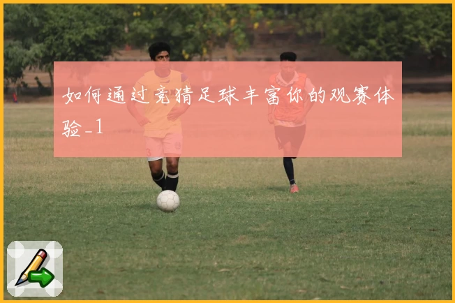 如何通过竞猜足球丰富你的观赛体验_1